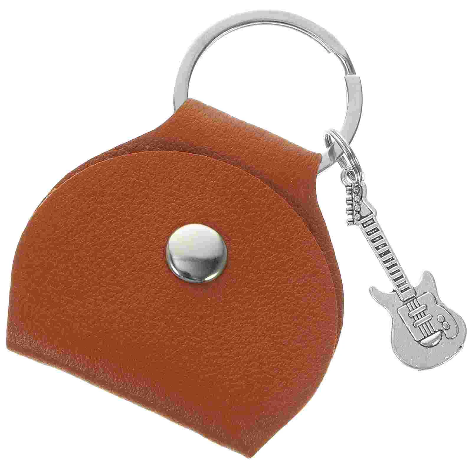 

Portable Guitar Pick Organizer Guitar Picks Bag Keychain Holder Unique Keychain For Kids Guitar Picks Holder