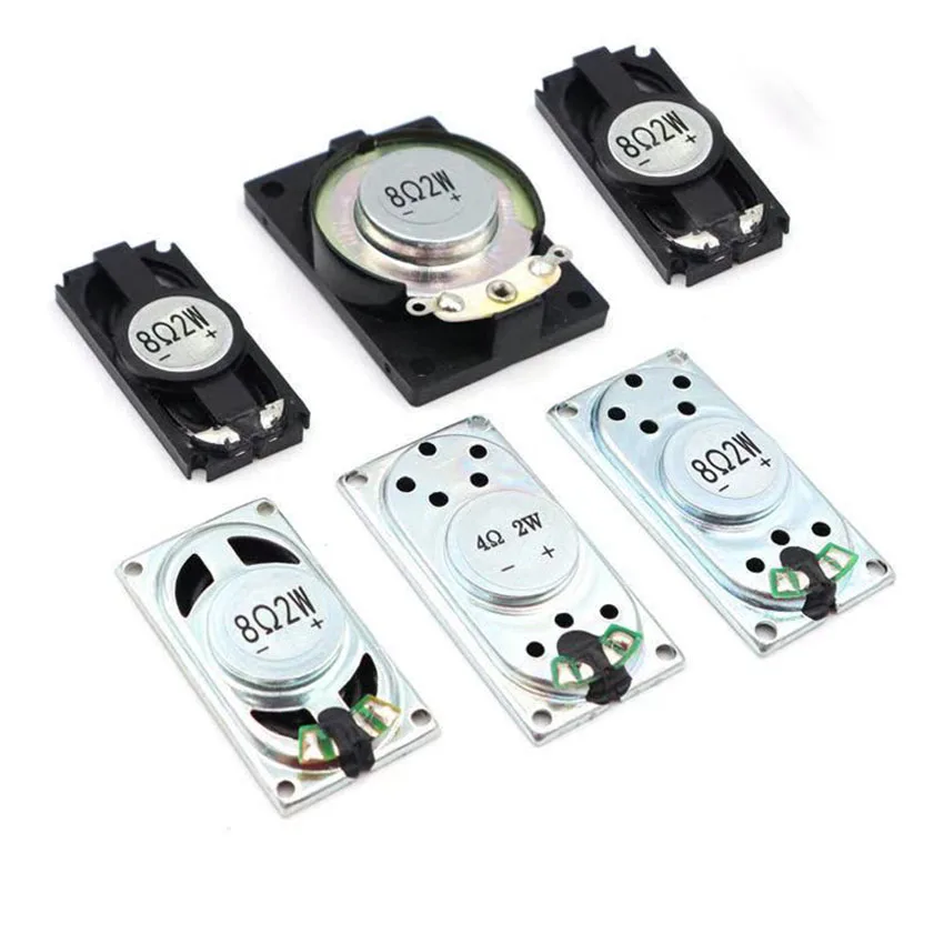 Мини-динамик 2W3W 4R8R 8 Ом ультратонкий звуковой динамик магнитный дверной звонок