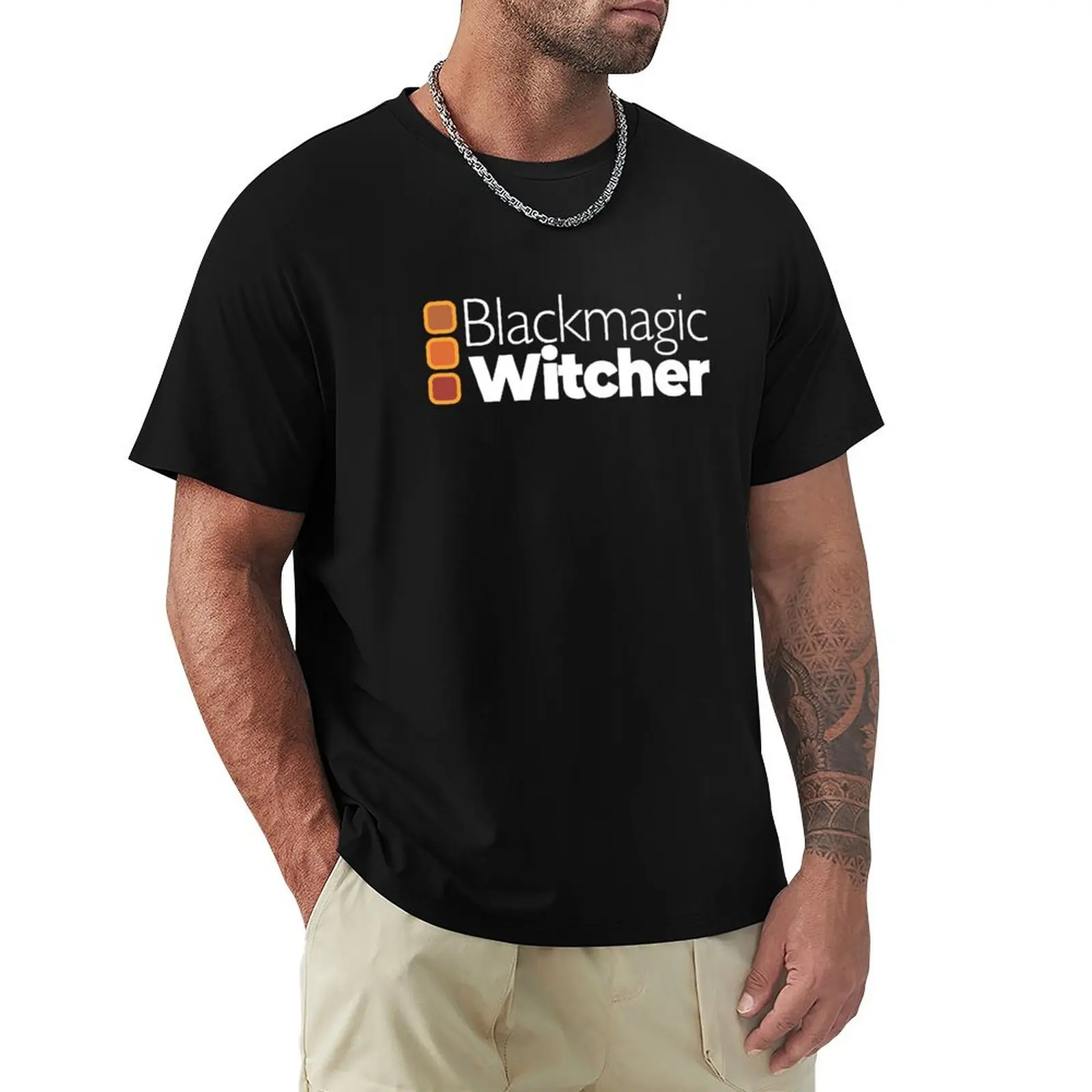 Фото Футболка Blackmagic Witcher с абстрактным принтом №1