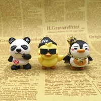 genuine beast figure chicken panda penguin ornaments accessories tabletop decoration children present