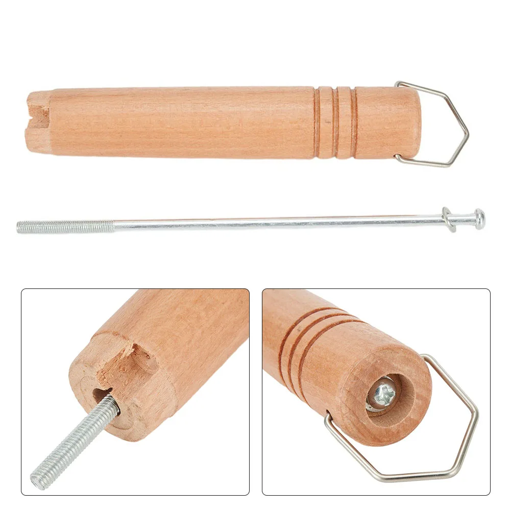 

Pan Pot Handle Wooden Handle Resistance High Temperature Universal 150*26mm For Different Pan Handle Replacement