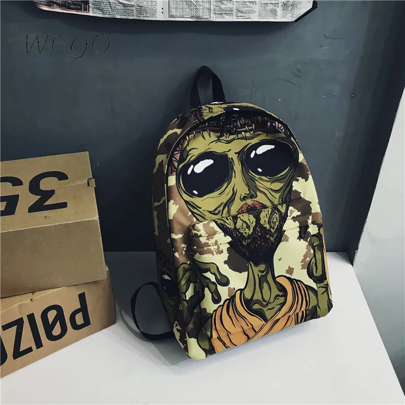 

Классная вместительная уличная мода, Студенческая сумка, танцевальная модель, модный рюкзак, новая мода, принт в стиле хип-хоп