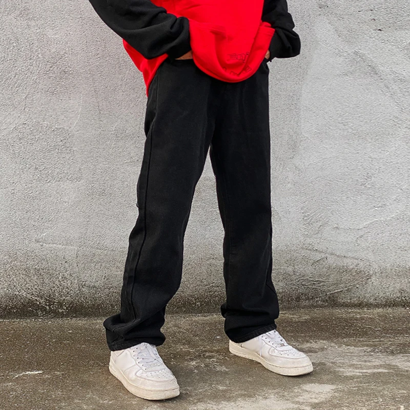 Men's Printed Oversize Y2K Clothes Jeans Pants Women's Baggy Jeans Clothing Streetwear Sweatpants Casual Straight Trousers