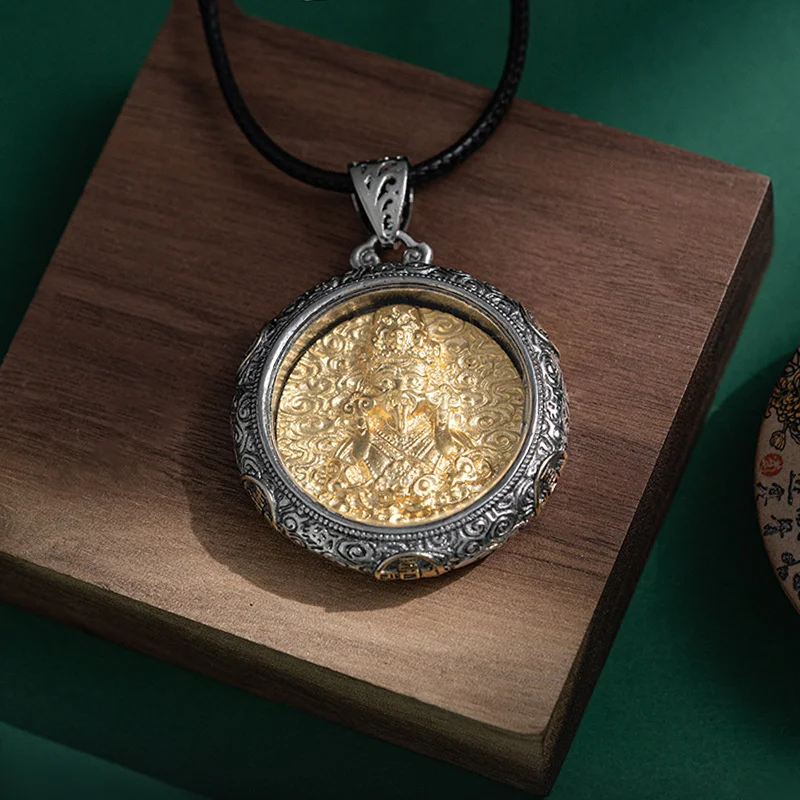 Ретро Goldec Zakirim Будда кулон ожерелье для женщин ювелирные изделия личности