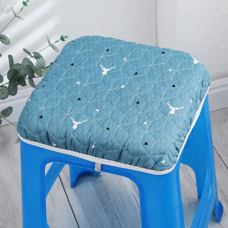 

Square stool seat cover with cotton plastic square set cover four seasons restaurant hotel snack bar stool seating cover