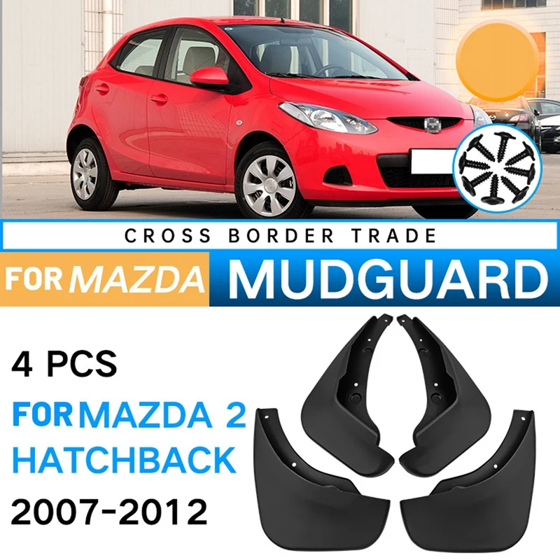 

Брызговики для Mazda 2 2007-2012, 4 шт.