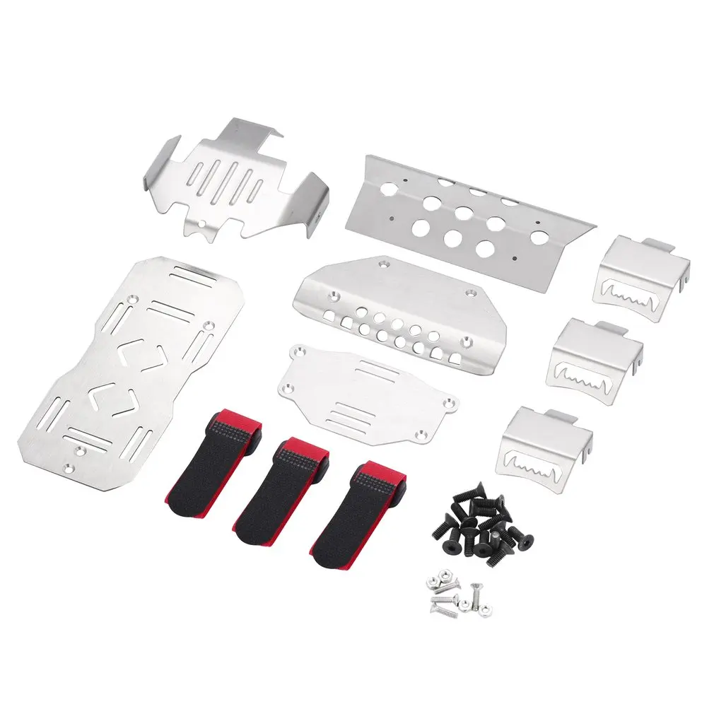 

Стальной корпус бронированный нержавеющая ось протектор противоскользящая пластина для 1/10 RC Гусеничный Traxxas TRX-6 G63 6X6 обновленные детали