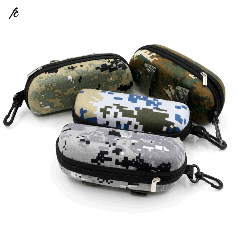 

EVA Portable Sunglasses Box Storage Protector Camouflage Tactical Molle Goggle Glasses Bag Case EDC Accessory Bag Outdoor Bags