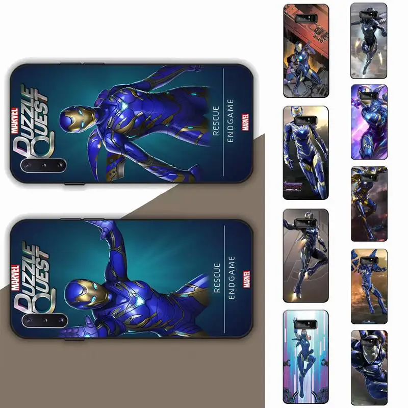 

Marvel Rescue Phone Case For Samsung Note 8 9 10 20 pro plus lite M 10 11 20 30 21 31 51 A 21 22 42 02 03