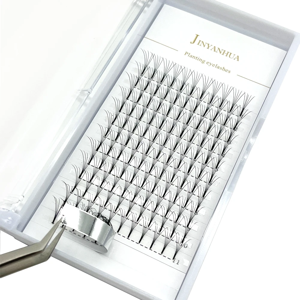 Ресницы накладные с длинным стержнем из норки 5D/6D/7D/8D C/D/DD