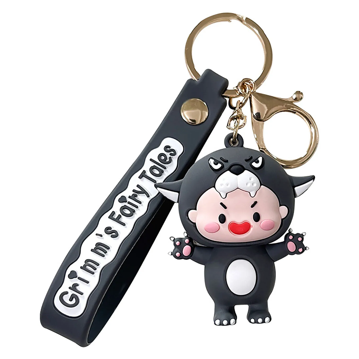 Женский брелок с героями мультфильмов милая маленькая красная Подвеска для