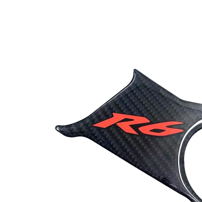 3D Мотоцикл Углеродного Волокна Рисунок Верхний Зажим Рамы Наклейка для Yamaha YZF R6 YZFR6 YZF600 1998-2005 и выше.