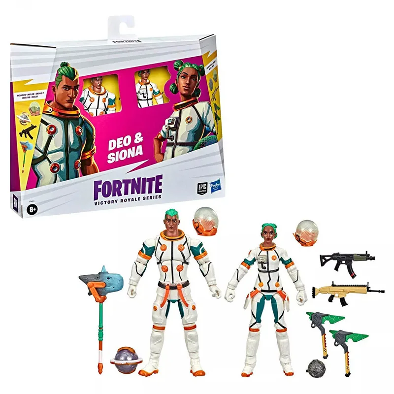 

Hasbro Fortnite Victory Royale Series Deo & Siona Battle Royale 2-Pack Action Figure Model Toy 6 Inch