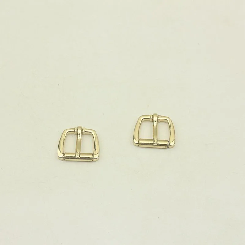 30pcs 15mm Metal Pin Buckle Bags Strap Adjustment Hook Clasp DIY Garment Decor Slider Button Shoes Belt Buckles Accessories