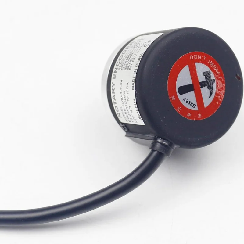 Фотоэлемент 6 мм односторонний вал DC 24 В 1000ppr оптический кодировщик 40