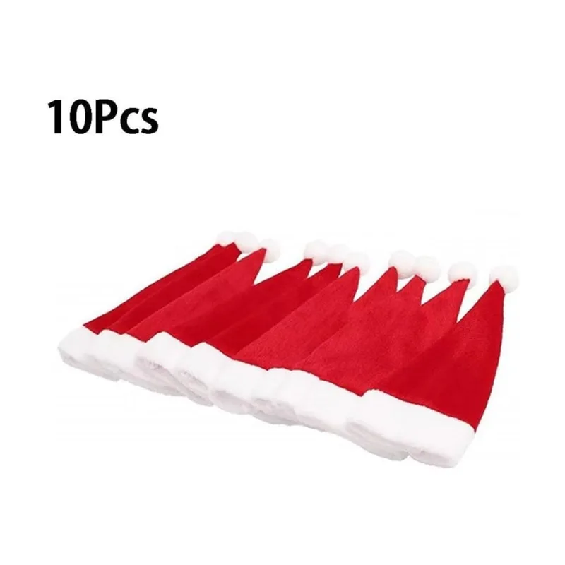 Мини-шапки Санта-Клауса для столовых приборов