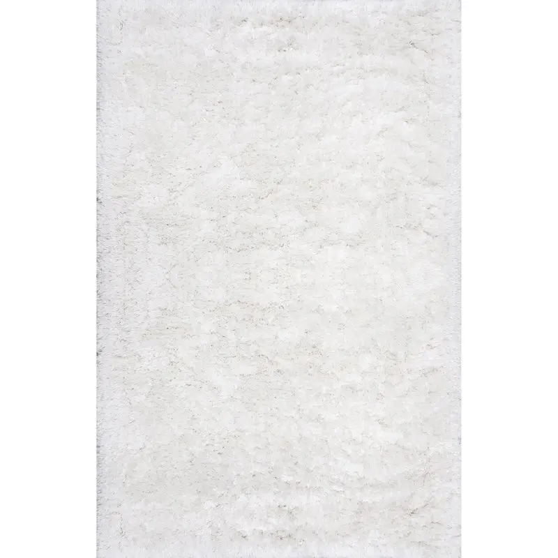 

Kristan Hand Tufted Shag Accent Rug, 3` x 5`, Ivory