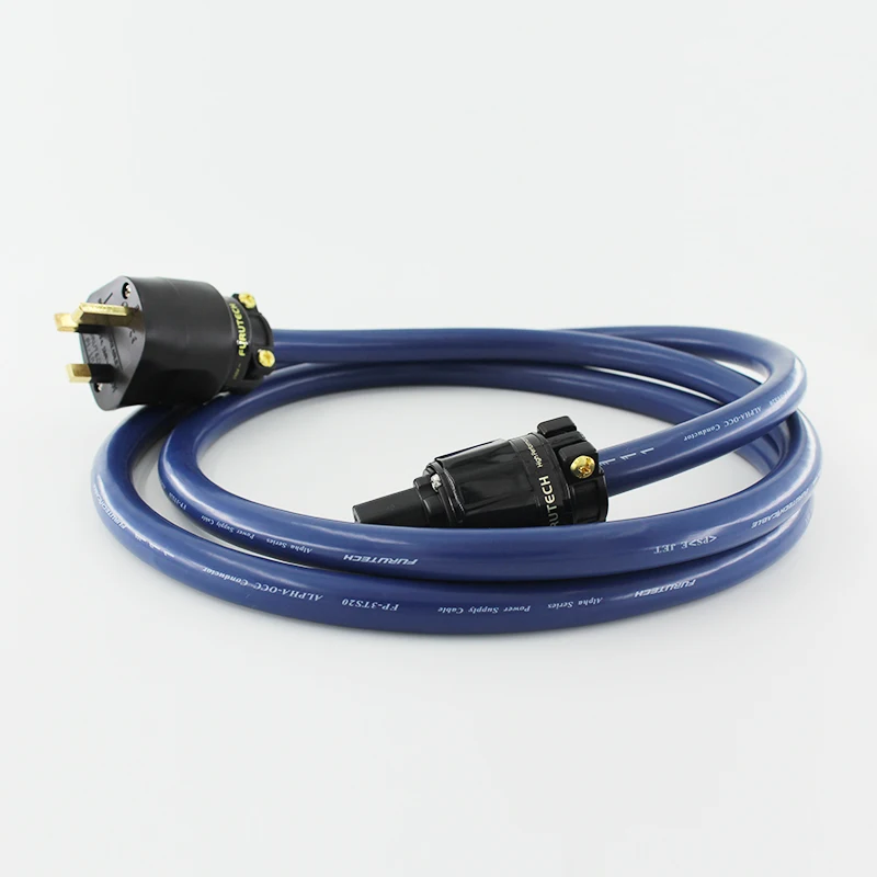 Кабель питания furukawa 3TS20 OCC UK HIFI, кабель питания для динамика, стандарт HK UK