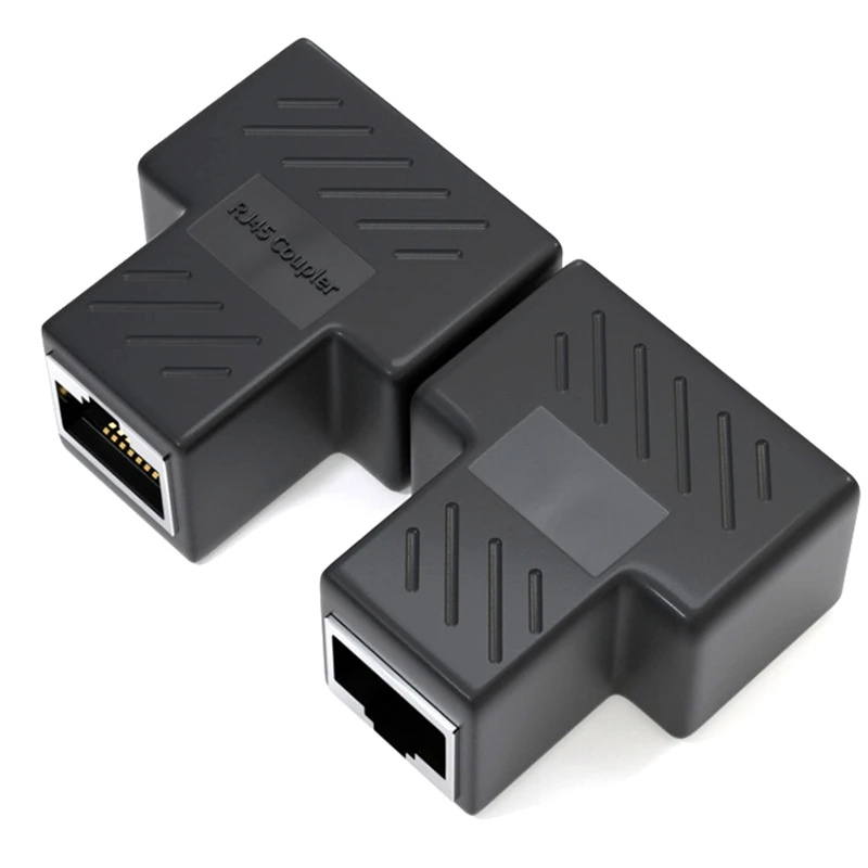 Разветвитель Ethernet RJ45 4 шт. от 1 до 2 разветвитель адаптер для одновременного