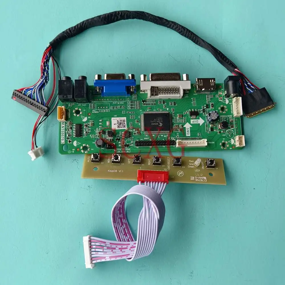 

DIY Kit For LP156WF1-TLA1 Laptops Panel 1920*1080 15.6" 40 Pin LVDS DVI VGA HDMI-Compatible 60Hz Matrix LCD Controller Board