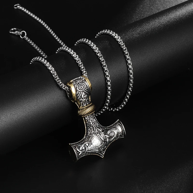 Горячая распродажа винтажный стиль викингов кельтский Тор тонкий амулет
