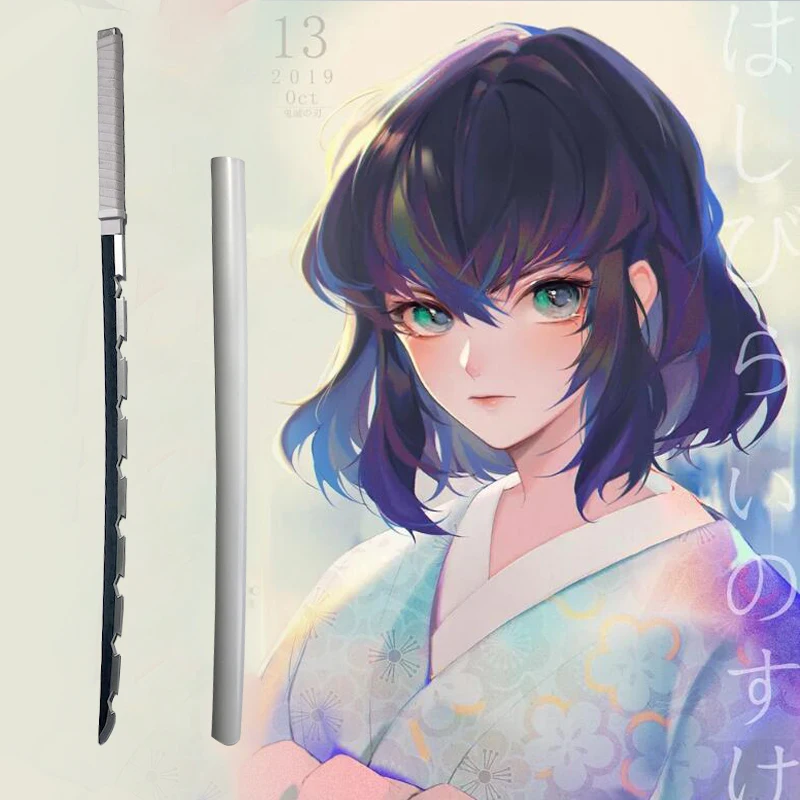 Клинок-убийца демонов оружие иносукэ белый косплей нож ниндзя 1:1 104 см полиуретан