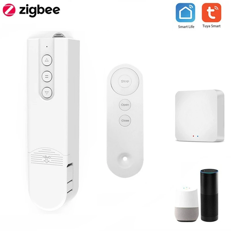 Умный драйвер двигателя для жалюзи Tuya Zigbee + шлюз