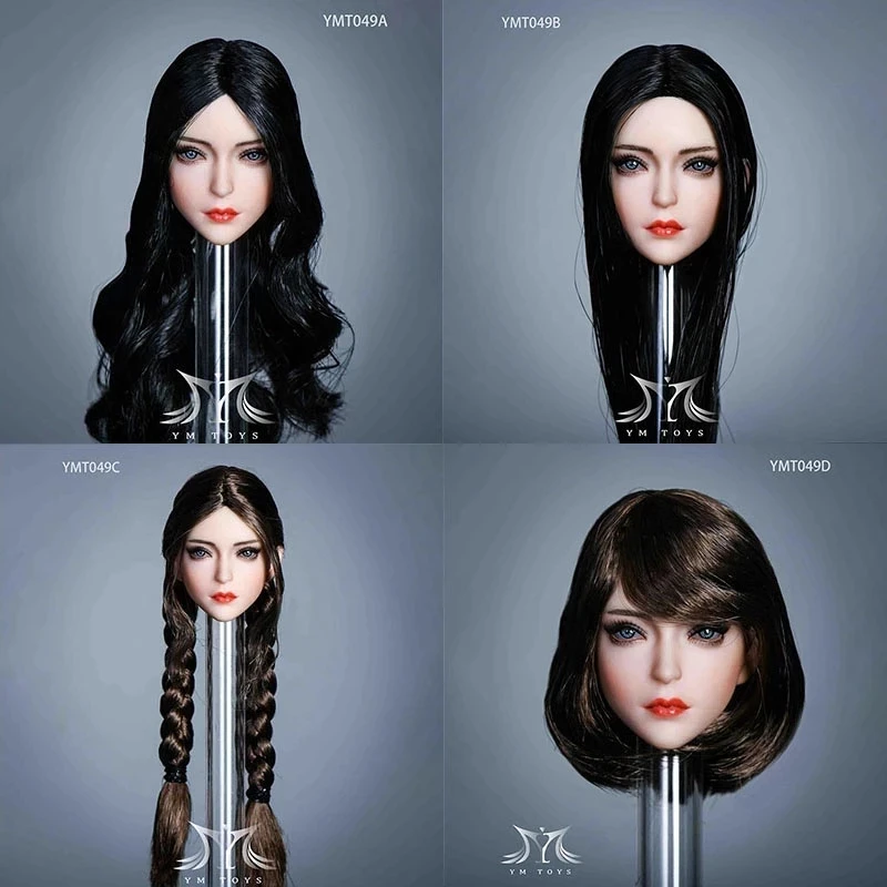 

Женская экшн-фигурка YMTOYS 1/6 Blue Eyes Beauty Cheng Head Sculpt YMT049, 12 дюймов
