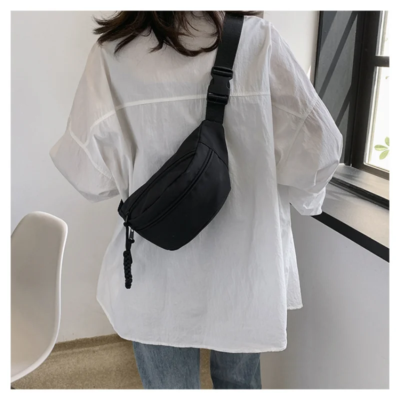 

Нейлоновая сумка-хобо унисекс через плечо, дизайнерский поясной кошелек, вместительная Повседневная Дамская дорожная сумочка-тоут, женские кошельки