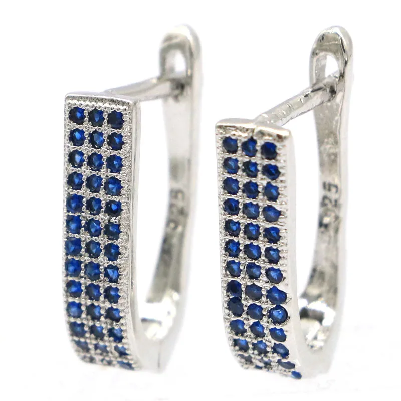 Купите 2 получите 1 бесплатно 17x4 мм довольно черный оникс белый сапфир синий