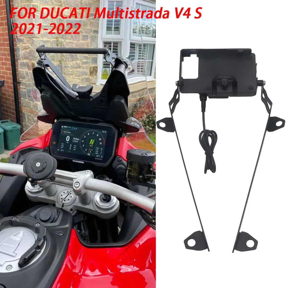 

For DUCATI MULTISTRADA V4 S 2021 MULTISTRADA v4s Motorcycle Accessories Mobile Phone Navigation GPS Bracket Board