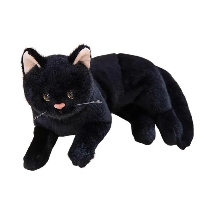 

Подушка для кошек, плюшевая мягкая переносная подушка для обнимания с изображением овчины, черной кошки, плюшевой овцы, украшение для детей, мальчиков