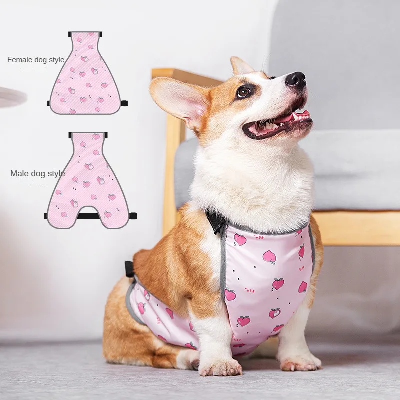 

Female and Male Dog Belly Pocket Dog Belly Protection Clothes Waterproof Warm Bucket Raincoat Pet Waterproof Clothing Dog Bib