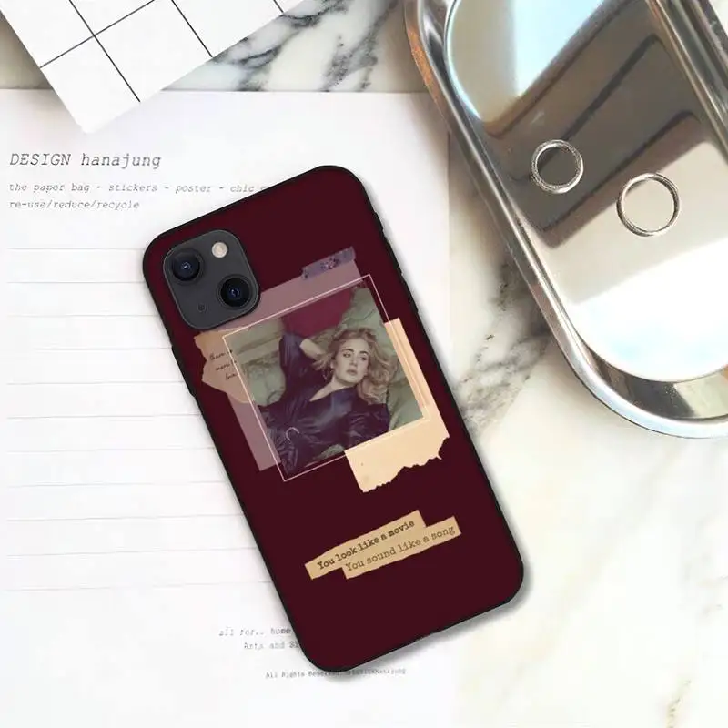 Чехол для телефона RUICHI Adele Adkins iPhone 11 12 Mini 13 Pro XS Max X 8 7 6s Plus 5 SE XR | Чехлы