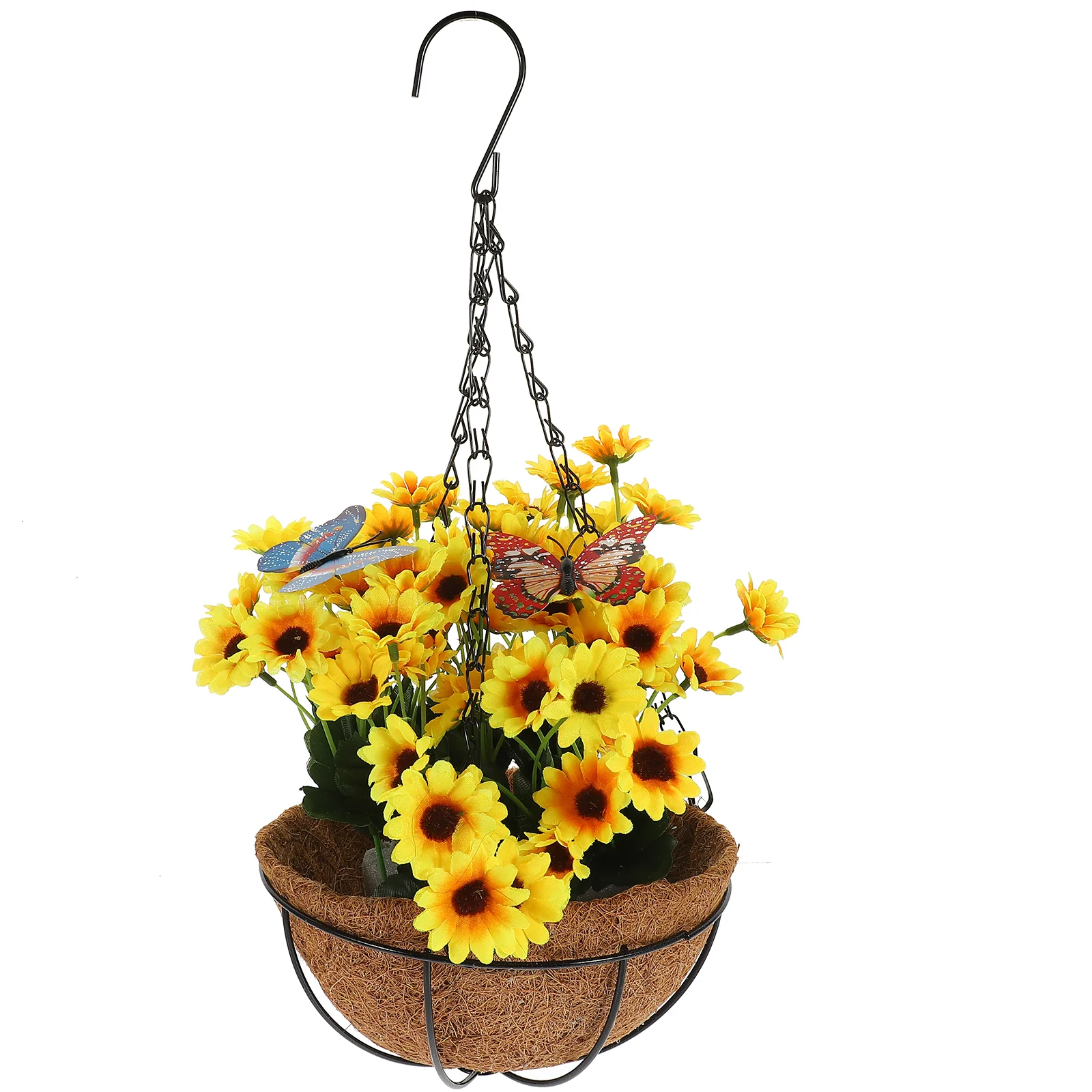 

Fake Potted Flowers Plants Artificial Decor Farmhouse Decoration Hanging Basket