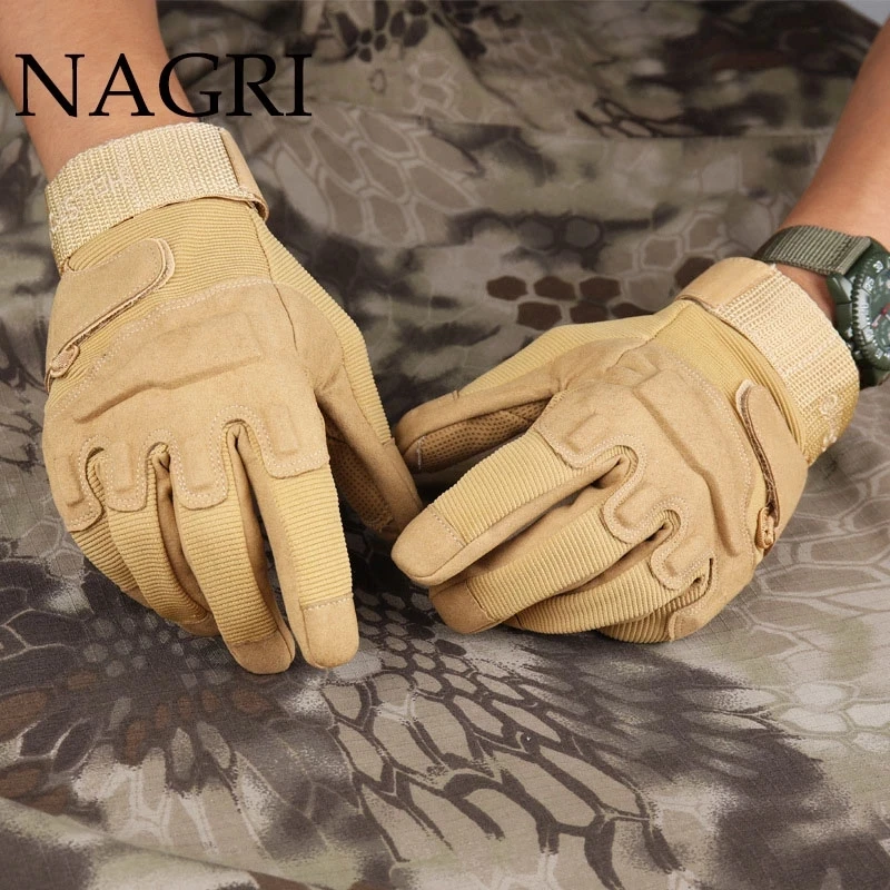 

Army Soldie Tactical Full Finger Shooting Gloves Men Winter Hunting Paintball Combat Mitten Male Outdoor Fighting Military Glove