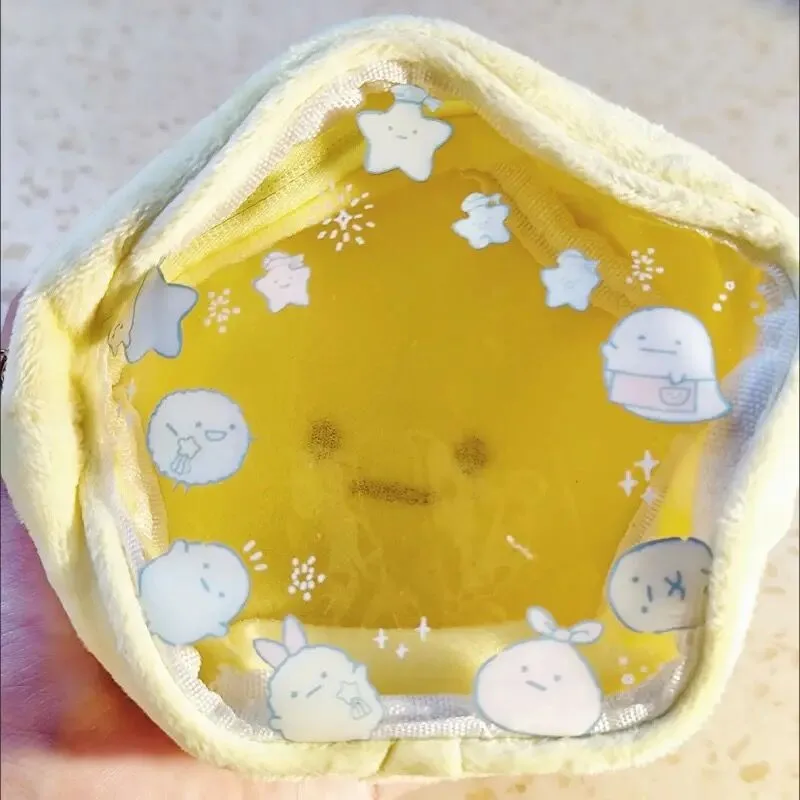 Sumikko Gurashi Star плюшевый симпатичный кошелек для монет сумка брелок прозрачная мини
