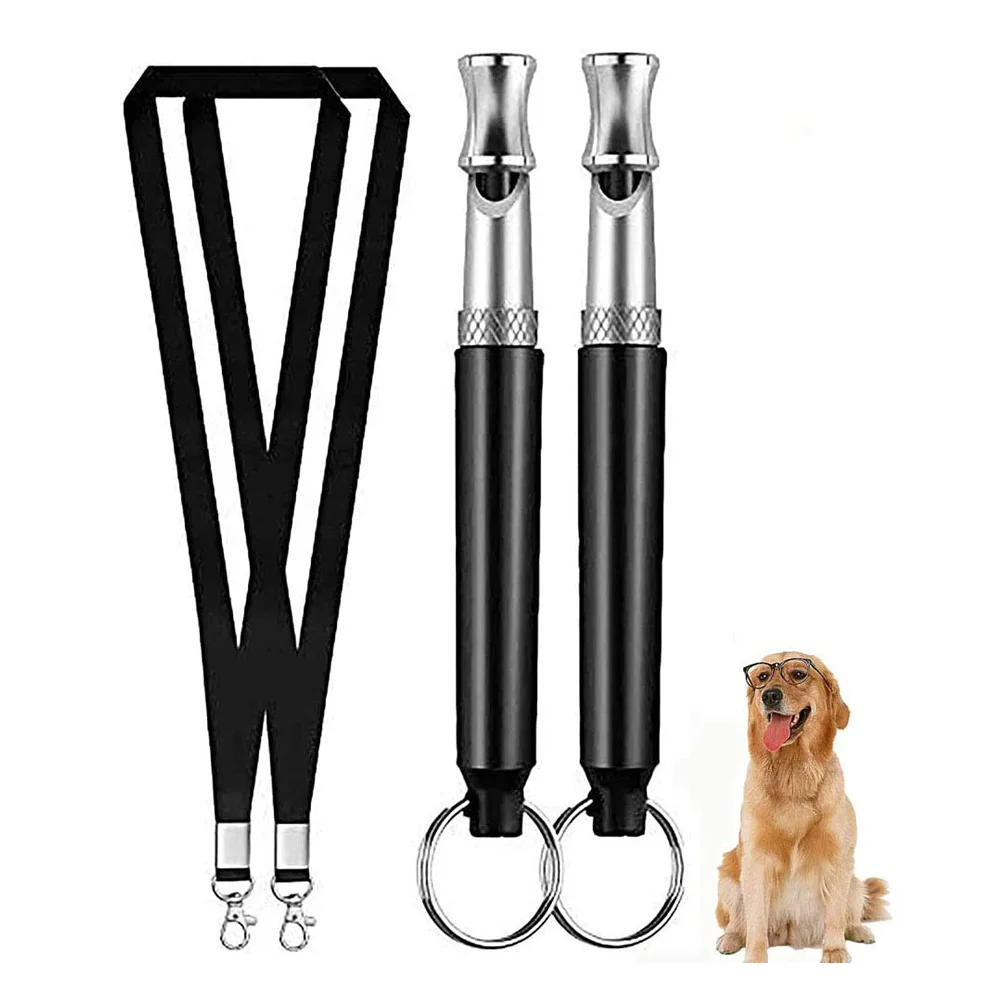 

Pet Supplies Safety Adjustable Pitch Lanyard Strap Dog Training Whistle Dog Whistle Kit Stop Barking Silent Ultrasonic