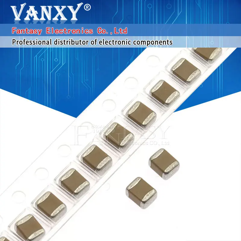 

50pcs 1210 SMD Chip capacitor 1nF 4.7nF 100nF 470nF 680nF 0.1uF 1uF 2.2uF 4.7uF 10uF 22uF 47uF 100uF 10V 16V 25V 50V 1KV 2KV
