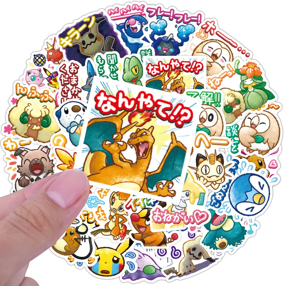 

10/30/40Pcs Pokmon Stickers Originality Sticker Anime Stickers Graffiti for Laptop Stickers Skateboard Guitar Sticker Decal Toy