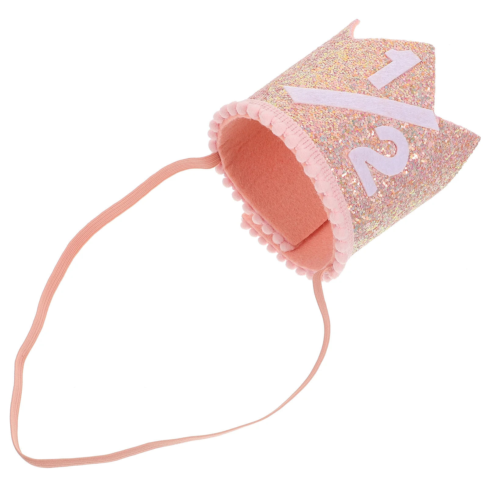 

Rose Gold Decor Decorations Decorative Birthday Hat Crown Kids Hats Felt Cloth Celebration Child