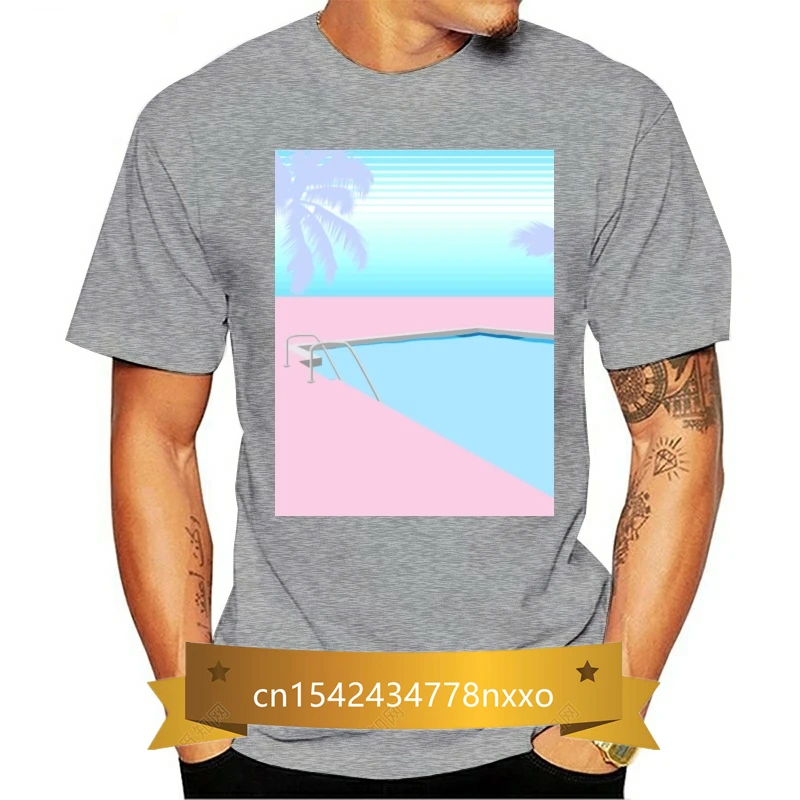 

Swimming T Shirt Printing Short Sleeve Round Neck Letter Interesting Authentic Summer Family Shirt