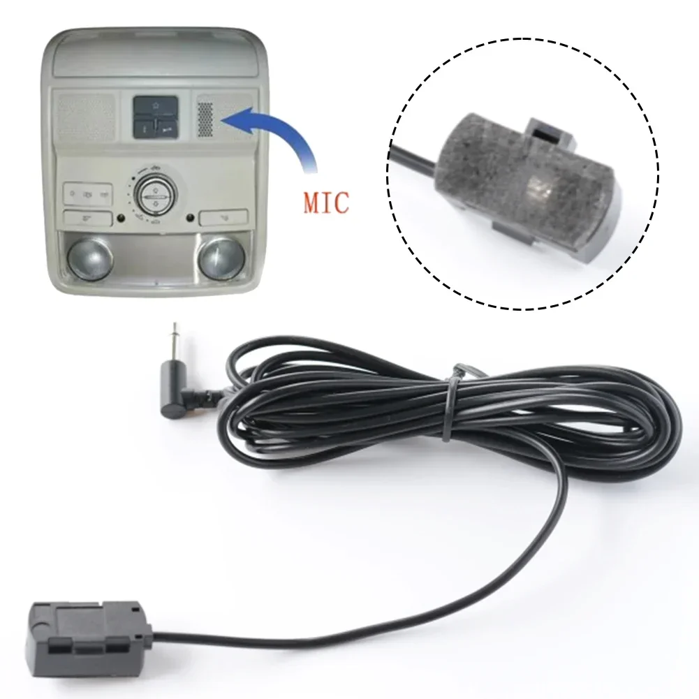 Автомобильный аудиомикрофон 3 5 мм с зажимом-разъемом стерео мини-проводной