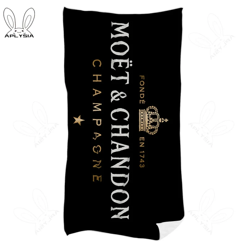 Large-size Crown Wine Personalized Design Luxury Bath Towels For Company Party Gifts