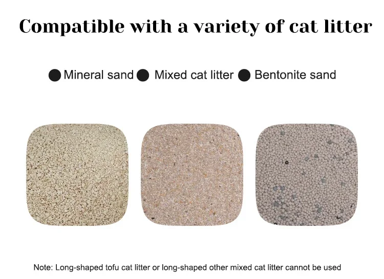 Новый черный автоматический ящик для кошек Petree Cat Smart Toilet APP Дистанционное