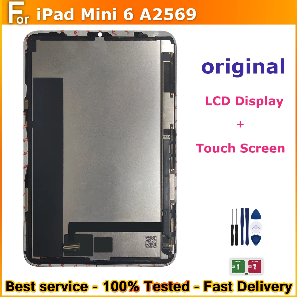 Новый оригинальный ЖК-дисплей для iPad Mini 6 A2569 сменный сенсорный экран 100%