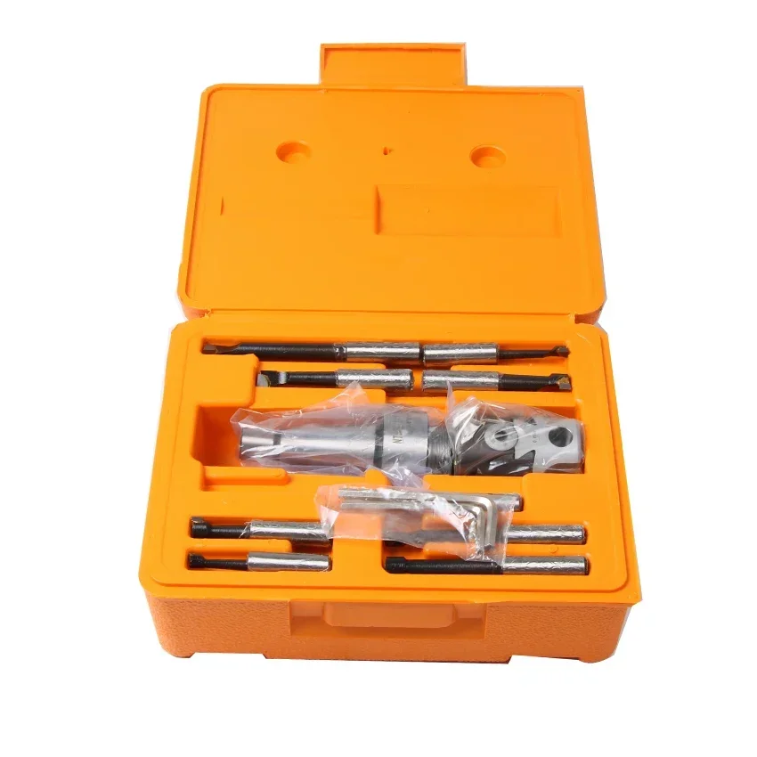 НОВЫЙ конус NT40/ISO40 расточная головка F1-18 75 мм с хвостовиком 12 расточных стержней 18