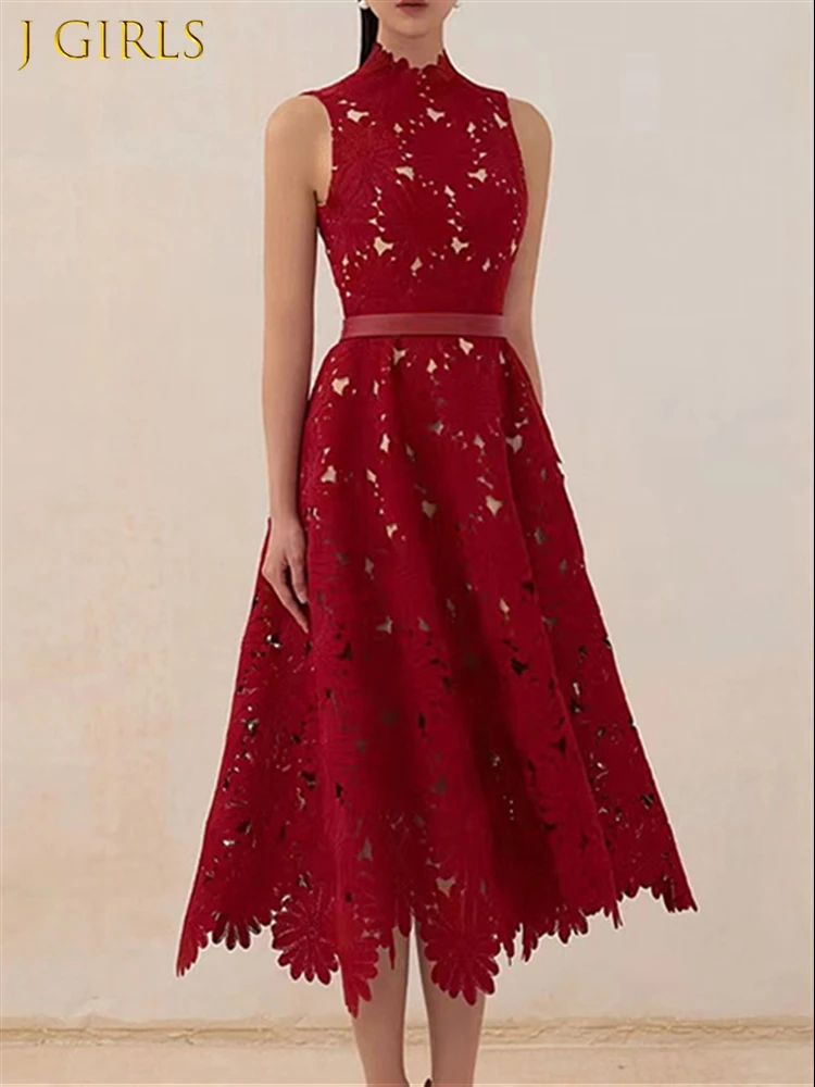 

Женский пляжный сарафан в стиле бохо, однотонное красное вечернее платье макси без рукавов с вышивкой и открытой спиной, лето 2022