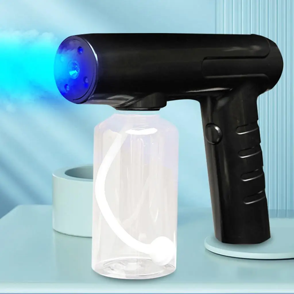 

260ml Portable Blue Light Nano Spray Gun Disinfection Sprayer USB Charging