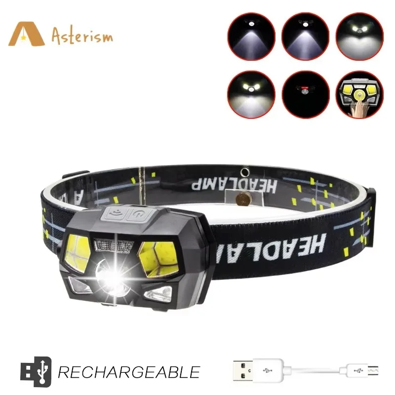 

USB перезаряжаемый налобный фонарь OSITE SKY 800 люмен